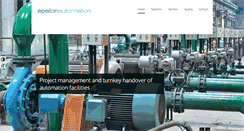 Desktop Screenshot of epsilonautomation.com